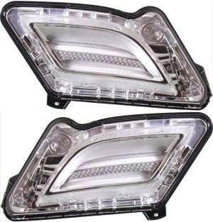 Park Light Assembly for Volvo S60 2011-2013, Right (Passenger) and Left (Driver), Replacement Pair/Set