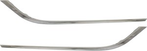 Front Bumper Trim Pair/Set for 2012-2015 Volkswagen Passat, Right (Passenger) and Left (Driver) Replacement