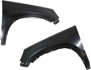 Front Fender Pair/Set for Volkswagen Tiguan 2009-2017, Tiguan Limited 2017-2018, Right (Passenger) and Left (Driver) Sides, Primed (Ready to Paint), Replacement