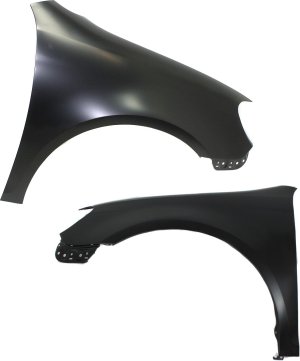 Front Fender Pair/Set for Volkswagen Golf/Jetta Wagon 2010-2014, Right (Passenger) and Left (Driver), Primed (Ready to Paint), Steel Replacement
