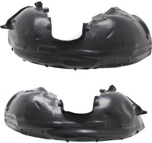 Front Fender Liner Pair/Set for Volvo XC60 (2010-2017), Right (Passenger) and Left (Driver) Sides, Replacement