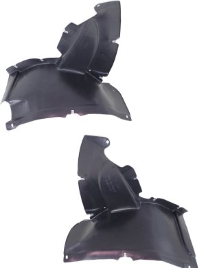 Front Fender Liner Pair/Set for Volkswagen Passat CC 2013-2017, Right (Passenger) and Left (Driver) Front Section Replacement
