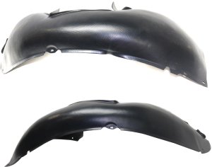 Front Fender Liner Pair/Set for Volkswagen Passat CC 2013-2017, Right (Passenger) and Left (Driver), Rear Section, Replacement