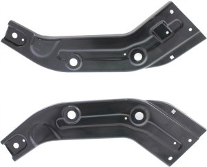 Radiator Support Pair/Set for Volkswagen Passat 2012-2015, Includes Right (Passenger) and Left (Driver) Side Support, Replacement