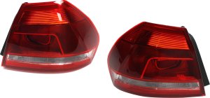 Outer Halogen Tail Light Assembly for Volkswagen Passat 2012-2015, Right (Passenger) and Left (Driver), Pair/Set of 2, Replacement