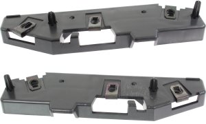 Pair/Set - Front Bumper Bracket for Ford Edge 2015-2018, Right (Passenger) and Left (Driver) Side Cover Bracket Set, Replacement