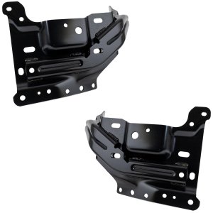 Front Bumper Bracket Pair/Set for 2021-2022 Ford F-150, Includes Right (Passenger) and Left (Driver) brackets, Replacement