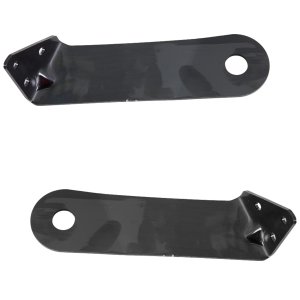 Front Bumper Bracket Pair/Set for Ford Ranger 2019-2022, Right (Passenger) and Left (Driver), Outer Mounting, compatible with 2WD (Two-Wheel Drive) with FX2 Package and 4WD (Four-Wheel Drive) FX4 Off Road Package, Replacement