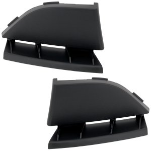Front Bumper Molding for Ford Ecosport 2018-2019, Right (Passenger) and Left (Driver), Textured Cover Protector, Up to 10-1-2018, Replacement Pair/Set