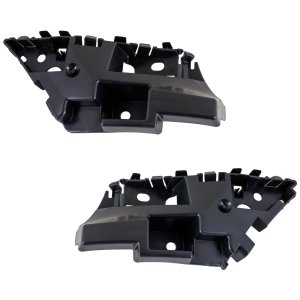 Front Bumper Filler Pair/Set for Ford F-150 2018-2020, Right (Passenger) and Left (Driver), Mounted on Headlight, without Wheel Opening Moldings, Fits All Body Types, Replacement