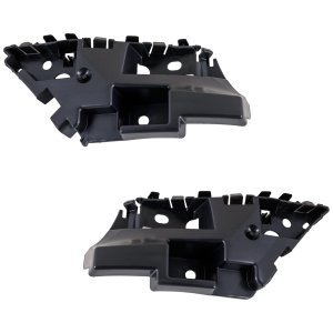 Front Bumper Filler Pair/Set for Ford F-150 2018-2020, Right (Passenger) and Left (Driver), Mounted on Headlight, with Wheel Opening Moldings, Fits All Body Types, Replacement