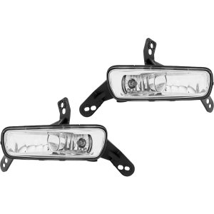 Pair/Set - Front Fog Light Assembly for Ford Expedition 2018-2021, Right (Passenger) and Left (Driver), Halogen, Replacement Set