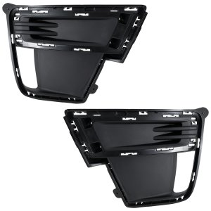 Pair/Set - Fog Light Cover for Ford Expedition 2022-2024, Right (Passenger) and Left (Driver), Textured Black, Replacement