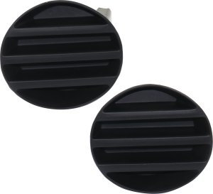 Pair/Set - Front Fog Light Cover for Ford Ranger 2008-2011, Textured Black, Right (Passenger) and Left (Driver) Side, Replacement Set