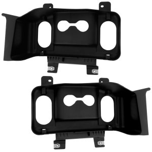 Front Bumper Air Intake Duct Pair/Set for Ford F-Series Super Duty 2017-2019, Right (Passenger) and Left (Driver) Sides Replacement. Models: for F-250, F-350, F-450, F-550.