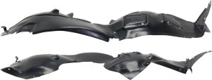 Front Fender Liner Pair/Set for Fiat 500L 2014-2017, Right (Passenger) and Left (Driver), Fit for Trekking/Urbana Trekking Models - Replacement