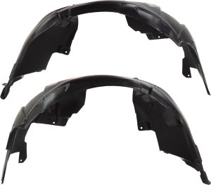 Front Fender Liner Pair/Set for Ford Mustang 2018-2022, Right (Passenger) and Left (Driver), Suitable for Bullitt, EcoBoost, Ecoboost Premium, GT Coupe, GT Premium Models, with Performance Package Replacement