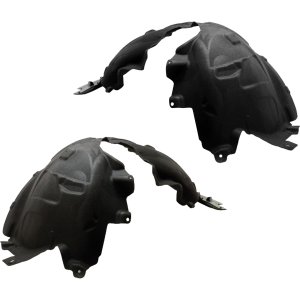 Front Fender Liner Pair/Set for 2020-2023 Ford Explorer/Police Interceptor Utility, Right (Passenger) and Left (Driver) Side Replacement