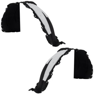 Front Fender Liner Pair/Set for Ford Bronco Sport 2021-2023, Right (Passenger) and Left (Driver), Plastic, Heated Form with Insulation Foam, 2.0L Engine Replacement