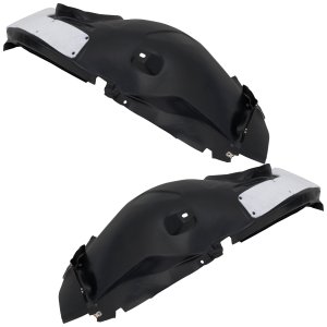 Front Fender Liner for 2012-2018 Ford Focus SEL, Titanium, ST, Electric Models, Right (Passenger) and Left (Driver), Vacuum Form, Replacement Pair/Set