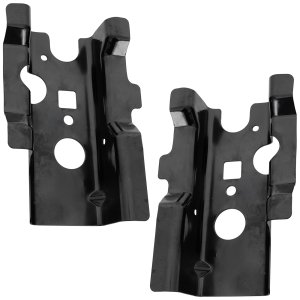 Radiator Support Bracket Pair/Set for Ford Mustang 2015-2022, Lower Inner, Right (Passenger) and Left (Driver), Replacement