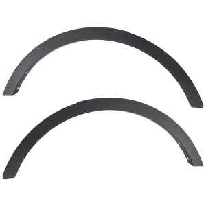 Rear Wheel Opening Molding Pair/Set for Ford Escape 2017-2019, Right (Passenger) and Left (Driver), Textured Black Replacement