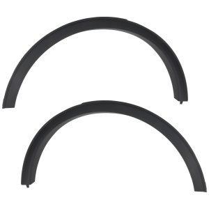 Black Rear Wheel Opening Molding Pair/Set for Ford Escape 2020-2022, Right (Passenger) and Left (Driver) Side Replacement