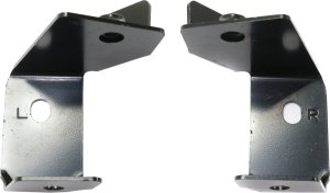 Front Bumper Bracket Pair/Set for GMC Sierra 1500 2016-2018, Right (Passenger) and Left (Driver), Outer Mounting Bracket, Includes 2019 Sierra 1500 Limited, Replacement
