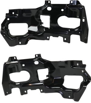 Front Bumper Bracket Support Pair/Set for GMC Sierra 1500 (2016-2018), Right (Passenger) and Left (Driver), Fits All Cab Types, Includes 2019 Sierra 1500 Limited Replacement
