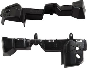 Front Bumper Bracket Right (Passenger) and Left (Driver) with Bumper Cover Guide for 2018-2021 GMC Terrain, Replacement Pair/Set