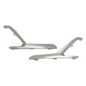 Front Fog Light Molding Pair/Set for 2018-2021 GMC Terrain, Right (Passenger) and Left (Driver), Chrome Replacement