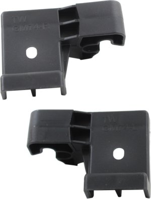 Headlight Bracket Support Pair/Set for GMC Sierra 1500 (2007-2013) / 2500/3500 (2007-2014), Right (Passenger) and Left (Driver), Excludes 2007 Classic - Replacement