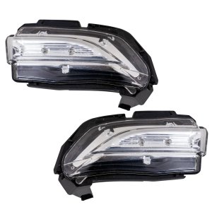 Mirror Signal Light Assembly Pair/Set for 2018-2023 Chevrolet Equinox/Terrain, Right (Passenger) and Left (Driver) Side, Replacement