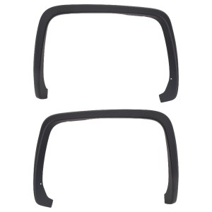 Rear Wheel Opening Molding Pair/Set for GMC Sierra 1500 (2014-2018)/2500 HD/3500 HD (2015-2019), Right (Passenger) and Left (Driver), Textured Back, Includes 19 1500 Limited, Replacement