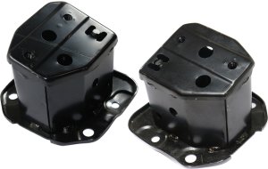 Front Bumper Bracket Pair/Set for Honda Civic 2012-2015, Coupe/Sedan, 1.8L/2.4L Eng, Right (Passenger) and Left (Driver) Replacement