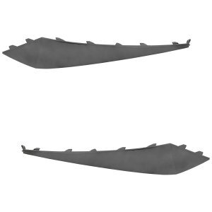 Front Bumper Molding Pair/Set for Hyundai Elantra 2021-2023, Lower, Black, Right (Passenger) and Left (Driver), Korea Built Vehicle Replacement