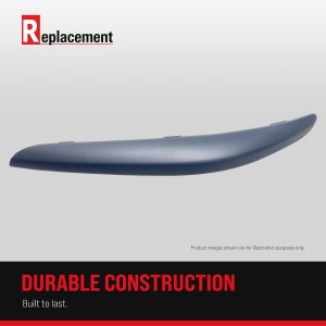Front Bumper Molding Pair/Set for 2019-2020 Hyundai Elantra, Right (Passenger) and Left (Driver), Suitable for Korea Built Vehicle - Replacement