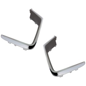 Front Bumper Molding Pair/Set for Honda CR-V 2020-2022, Outer, Right (Passenger) and Left (Driver), Pair/Set of 2, Replacement