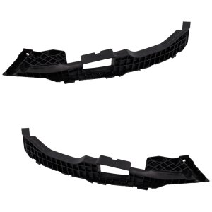 Front Bumper Support Pair/Set for 2021-2022 Accord, Includes Right (Passenger) and Left (Driver) Side Cover Beam, Black Replacement