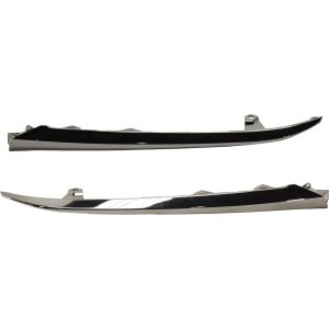 Grille Molding Pair/Set for Honda Accord Sport Model 2018-2020, Includes Right (Passenger) and Left (Driver) Moldings, Replacement