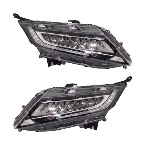 Headlight Assembly Pair/Set for Honda Odyssey 2018-2020, LED, Right (Passenger) and Left (Driver) Replacement