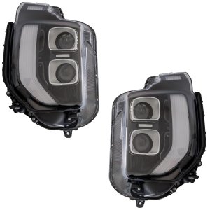Headlight Assembly for Hyundai Palisade 2020 Essential/Preferred Model, Halogen, Right (Passenger) and Left (Driver), Replacement Pair/Set