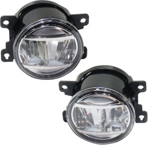 Front Fog Light Assembly Pair/Set for Honda Civic 2017-2021 / Acura TLX 2018-2023, LED, Right (Passenger) and Left (Driver), Replacement