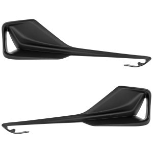 Fog Light Cover Pair/Set for Honda Accord LX Sedan 2021-2022, Right (Passenger) & Left (Driver) Side, Without Fog Light Holes, Replacement