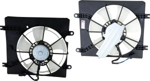 Radiator Fan Assembly Pair/Set for Honda Civic 2022-2023, Integra 2023-2023, 1.5L Turbo Engine, Right (Passenger) and Left (Driver) Replacement