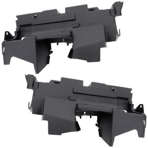 Radiator Support Air Guide Plate Pair/Set for 2019-2021 Honda Civic (Excluding Si, Sport Touring, Type R, Type R Limited Edition Models) 2.0L Engine, Sedan/Coupe, Right (Passenger) and Left (Driver) Replacement