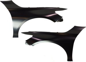Front Fender Pair/Set for Honda Accord 2018-2022, Right (Passenger) and Left (Driver), Primed (Ready to Paint), Replacement