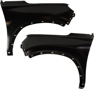 Front Fender Pair/Set for Hyundai Santa Fe 2019-2022, Right (Passenger) and Left (Driver), Primed (Ready to Paint) Replacement