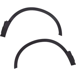 Front Wheel Opening Molding Pair/Set for Honda CR-V 2017-2022, Right (Passenger) and Left (Driver), Textured Black, Fit for Non-Hybrid, North America Built and Hybrid Models, Replacement