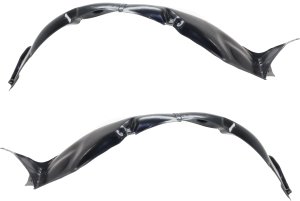 Front Fender Liner Pair/Set for Hyundai Veloster 2013-2015, Right (Passenger) and Left (Driver), use from April 30, 2013, to December 23, 2014 without Turbo Replacement